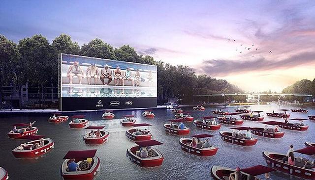 Parigi: il cinema galleggiante inizia le proiezioni estive